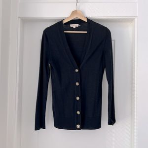 Tory Burch Navy Cardigan